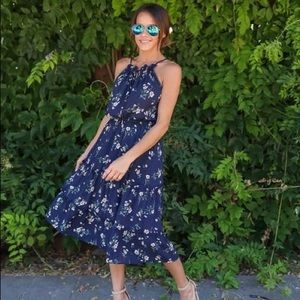 Vici Kiss Me In The Garden Floral Midi Dress